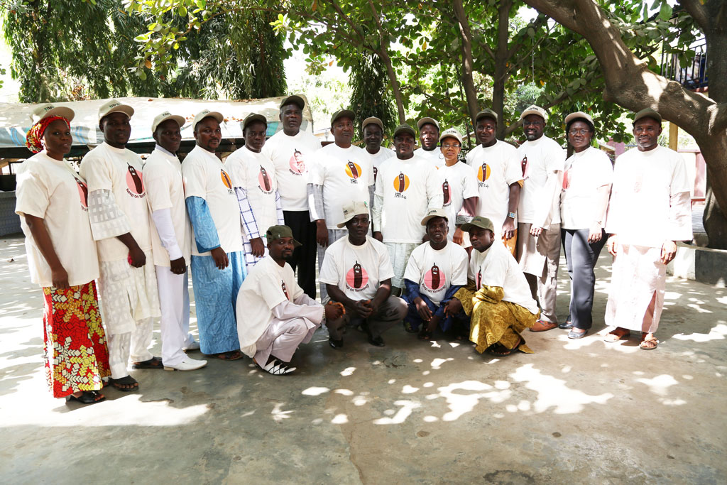 Members of the YDF and researchers in Abuja