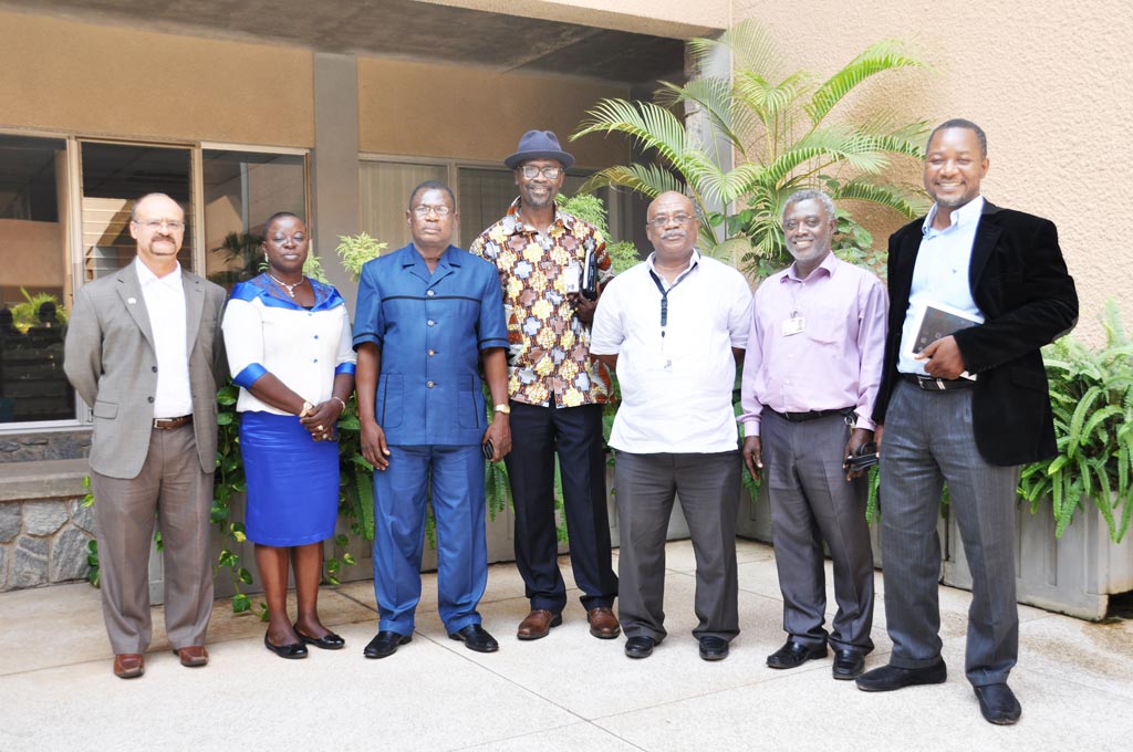 Ghanaian Consul General with IITA officials