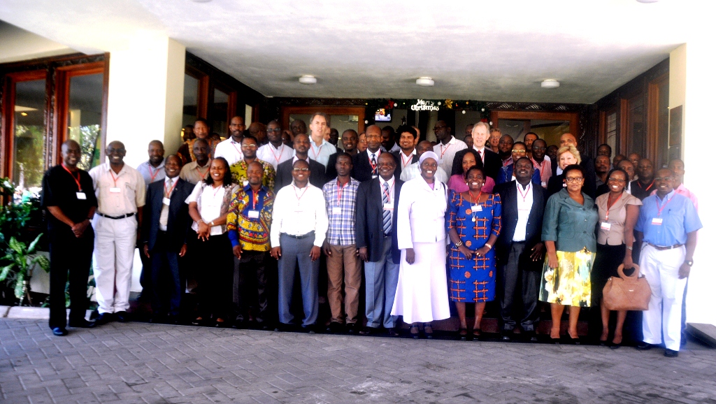 Participants at the CGIAR site integration workshop, Tanzania.