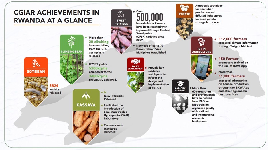 CGIAR achievements in Rwanda at a Glance