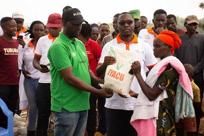 IYACU whole maize fortified flour was introduced and distributed to low-income families as a pilot program in Kayonza District, Rwanda.