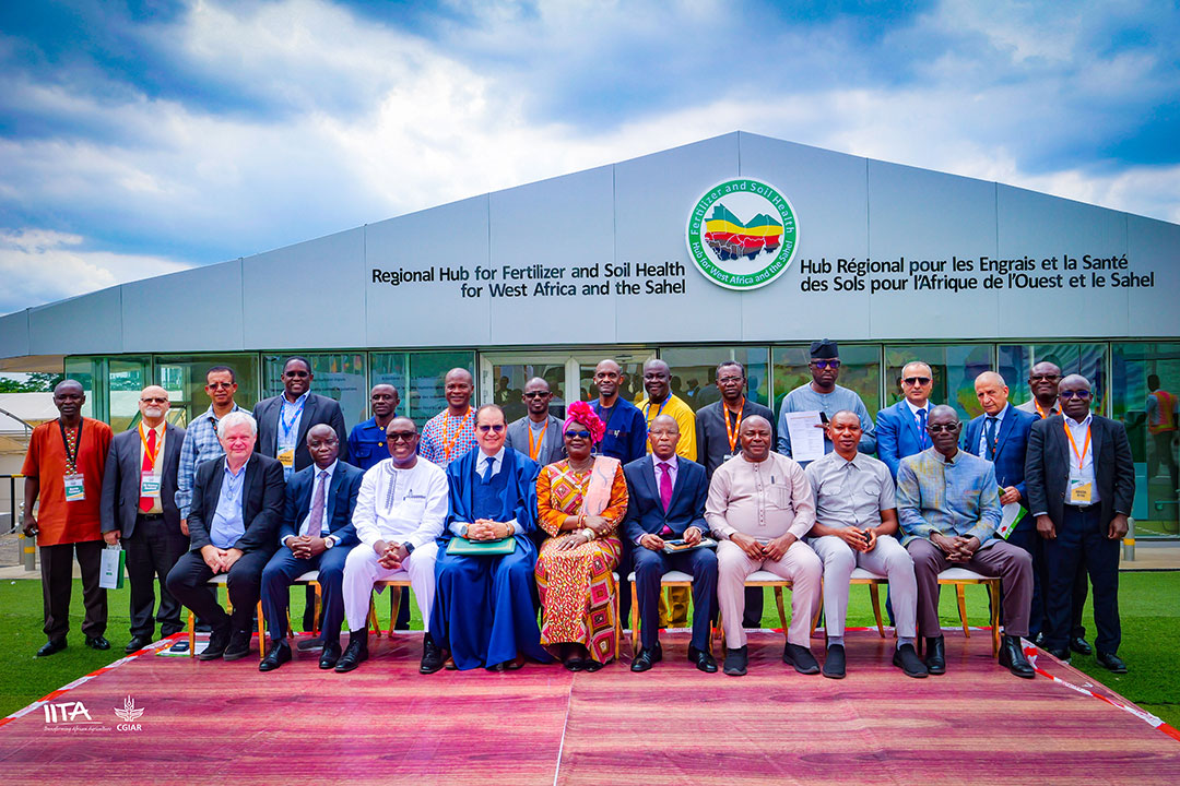 Delegates at the opening of the Regional Hub for Fertilizer and Soil Health for West Africa and the Sahel.