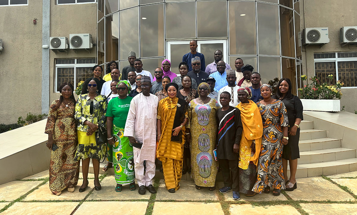 Participants after the meeting at IITA Kubwa Station, Abuja.