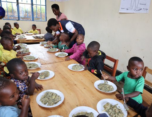 Children at the Early Childhood Center in Rwanda